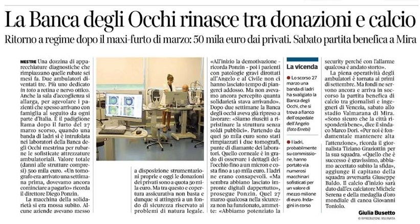 ordine ingegneri veenzia calcio giornalisti beneficenza fondazione banca degli occhi mestre partita a mira - 01.jpg