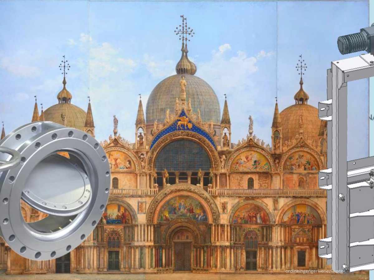 Reportage slide e video 📂 🎦 Acque alte di Venezia, difesa Basilica di San Marco e insula Marciana 📷📰 immagini e rassegna stampa